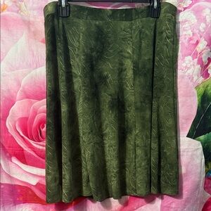 Sami & Jo Forest Green Midi Skirt
